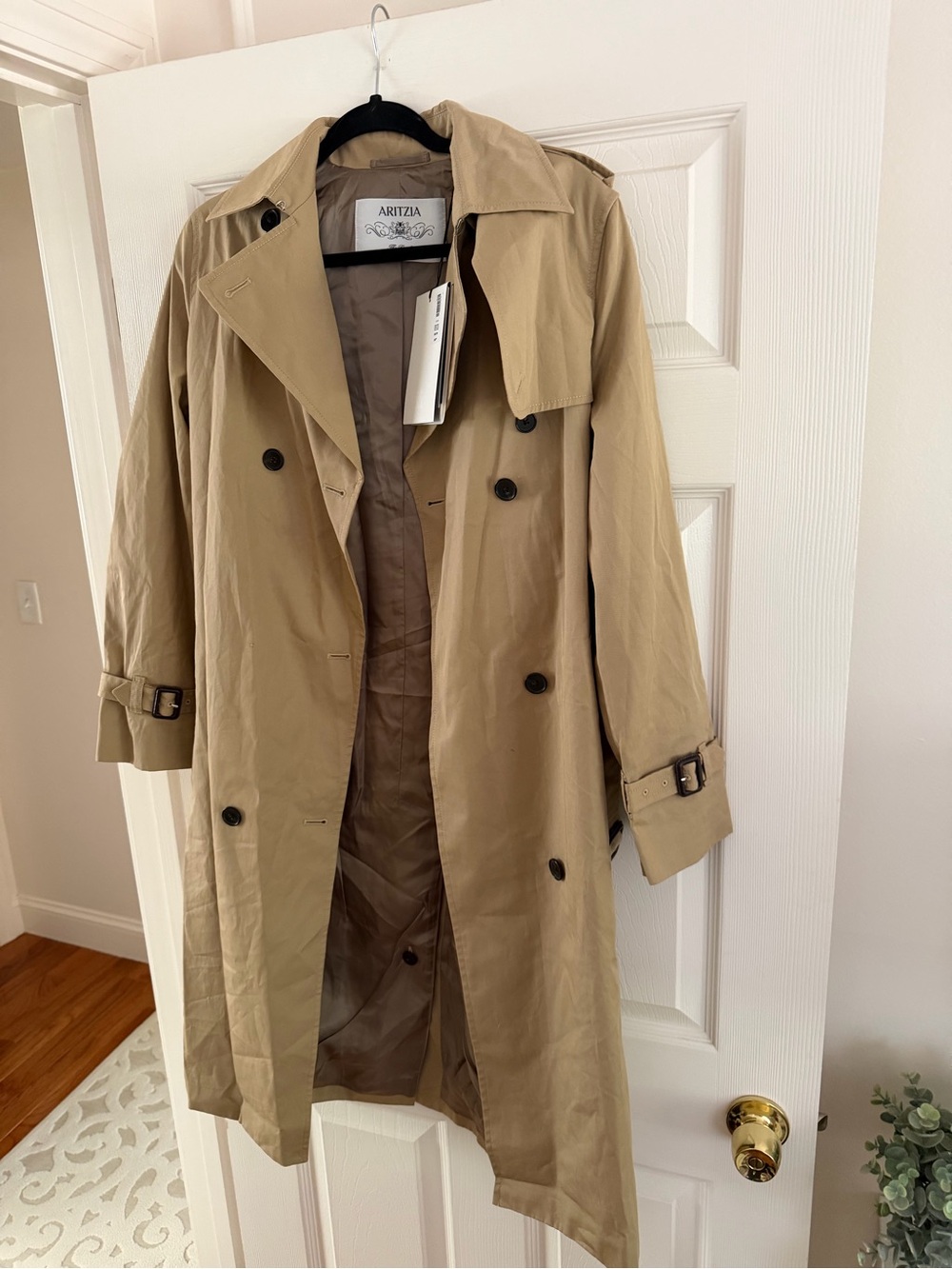 Aritzia the finch Trench Coat size XXS - Picture 7 of 11